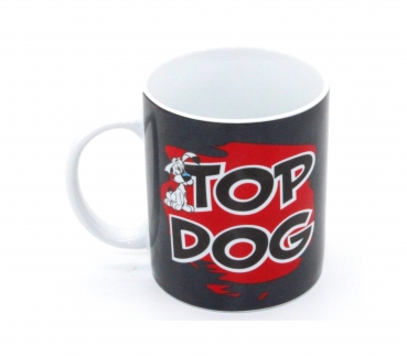 Asterix & Obelix Idefix "Top Dog" Tasse aus Porzellan von Könitz